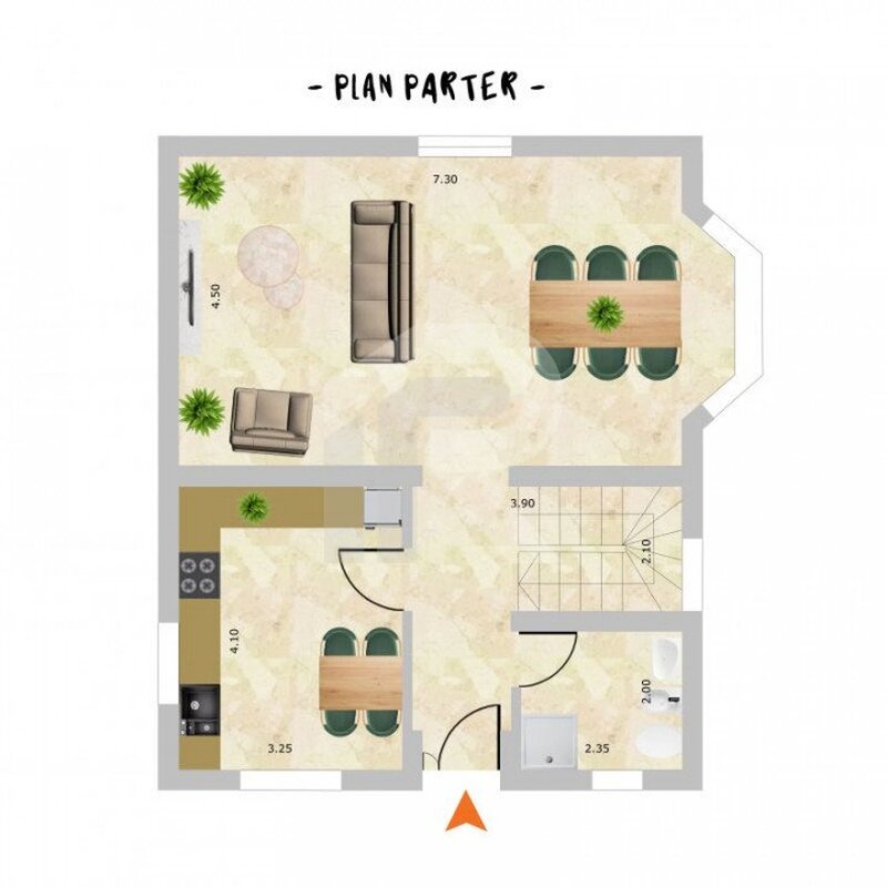 Vila Tip 1 in Ansamblul Rezidential Snagov Villas.
